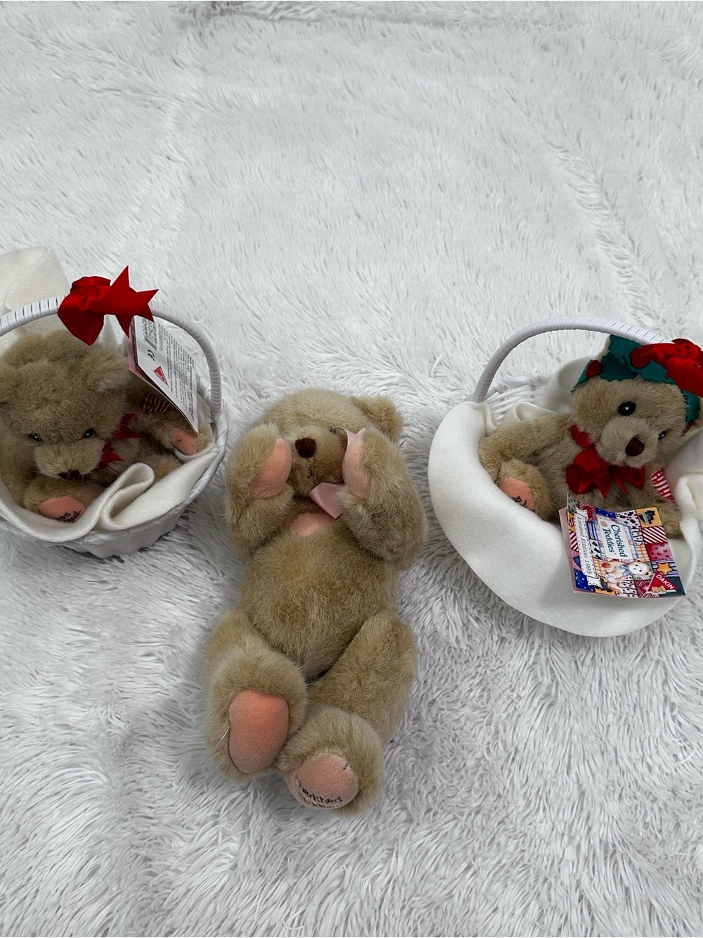 🥕 Bundle of 3 Cherished Teddies Plush Collectible Teddy Bears